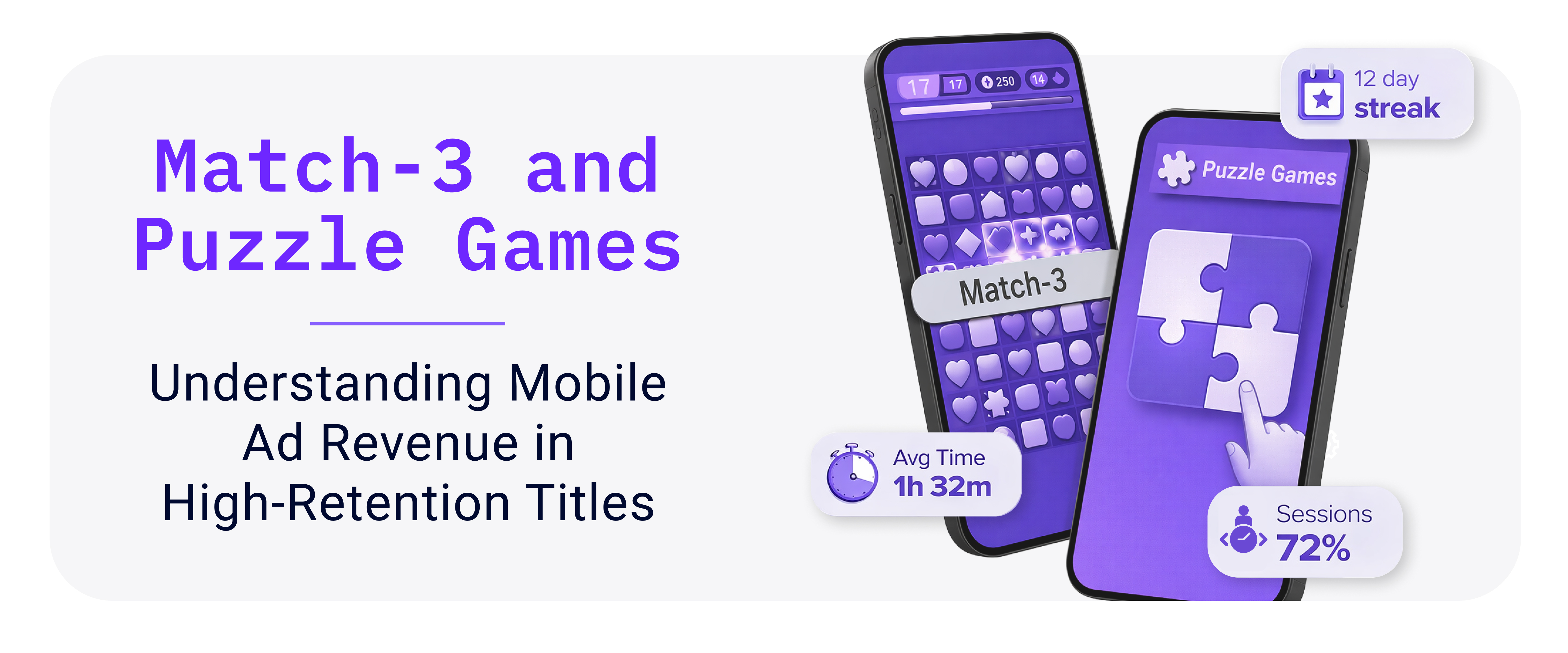Match-3 and Puzzle Games: Understanding Mobile Ad Revenue in High-Retention Titles